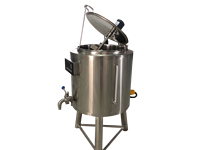 Machine de pasteurisation de jus de fruits 1000L avec système de refroidissement par eau, certifiée CE, stérilisation réglable (5-30 min), 110V/220V/380V