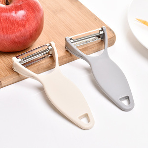 Éplucheur de fruits et légumes, ensemble de 3 pièces, lame en acier inoxydable pour éplucher les pommes de terre, le melon, la carotte, outil de cuisine - Product Image 4