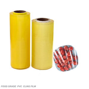 Envoltura de alimentos Película de plástico Mantener fresco Grado alimenticio Pvc Película adhesiva Frutas y verduras Película adhesiva Rollo gigante - Product Image 4