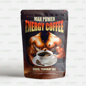 Amulyn Supplément énergétique de café Maca Reishi de haute qualité <span class=keywords><strong>pour</strong></span> hommes Café à base d'extrait de plantes - Product Image 1