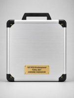 Kit d'outils combinés 187 pièces personnalisable pour réparation automobile, avec cliquet et douilles en acier
