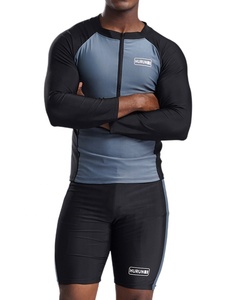 Traje de Baño para Hombre, Personalizado, al por Mayor, Protección UPF 50+, Camiseta y Pantalones Cortos, para Entrenamiento Atlético, Surf, Natación, Práctica en Equipo - Product Image 5