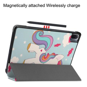 เคสฝาพับหนัง PU สามทบพิมพ์ลายสีสำหรับ Xiaomi mipad 5 /mipad 5 <span class=keywords><strong>pro</strong></span>/mipad <span class=keywords><strong>Pro</strong></span> <span class=keywords><strong>5G</strong></span> <span class=keywords><strong>11</strong></span> "เคสแท็บเล็ต2021 - Product Image 4