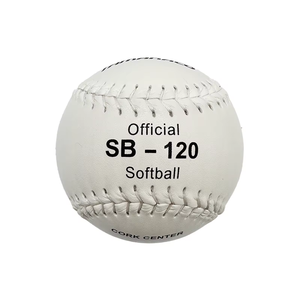 Pelota de Softbol <span class=keywords><strong>Tamanaco</strong></span> SB-120I de 12 Pulgadas, de Alta Calidad, Fabricada con Cuero Blanco de PVC y Núcleo de Corcho - Product Image 6