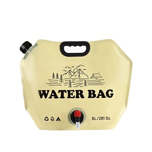 Bolsa de Agua Plegable Portátil Táctica Casual para Exteriores de 8L, con Grifo, para Viajes, Campamentos, Picnic, de Mano, Engrosada, Personalizable - Product Image 1