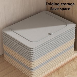Foldable Steel Frame Fabric <strong>Storage</strong> <strong>Box</strong> Bedding <strong>Wardrobe</strong> Organizer Cheap Clothes Boxes Quilt Basket Functional Foldable Design - Product Image 5
