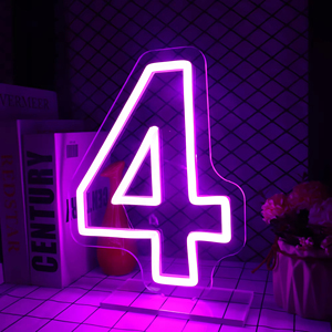 UV Printed Custom Business Neon Sign High Resolution Graphic Acrylic Neon Sign for Retail Shop <b>Wall</b> Logo - Product Image 1