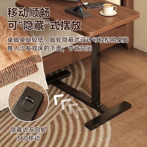 Adjustable Height Bedside Table Folding <b>Desk</b> For Bedroom Living Room Home Office Study Use - Product Image 4