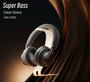 <span class=keywords><strong>Casque</strong></span> sans fil Blue tooth à suppression active du bruit avec microphone Deep Bass pour l'apprentissage au travail à la maison <span class=keywords><strong>ou</strong></span> en voyage - Product Image 2