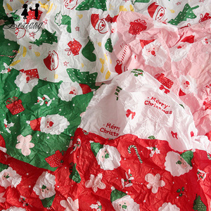 New Giáng Sinh Hoa Gói Mô Giấy <span class=keywords><strong>22G</strong></span> Màu Quà Tặng Trang Trí Giấy Cho Người Bán Hoa Bó Hoa Gói - Product Image 2