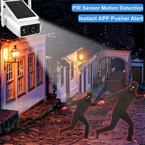Cámara de Seguridad WiFi con Batería Solar <span class=keywords><strong>ICsee</strong></span> de 4.0MP, con Audio Bidireccional, Detección de Movimiento, Red IP, Gran Angular, Visión Nocturna - Product Image 4