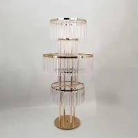 Centres de table et décorations de mariage, supports floraux en métal, supports de toile de fond, présentoirs, chandeliers hauts sur piédestal