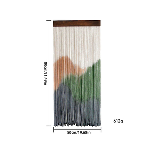 <span class=keywords><strong>Tapiz</strong></span> bohemio de macramé para pared, <span class=keywords><strong>tapiz</strong></span> de hilo para decoración de dormitorio y sala de estar, 50*80cm - Product Image 2