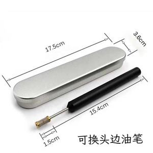 Stylo à huile pour outils de cuir avec tête remplaçable, stylo de traitement des bords en cuir, outil de traitement des bords en cuir - Product Image 3