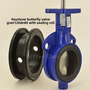 Vanne à siège souple F320 T116 - Type à double joint, PN16, siège EPDM/NBR, pour CVC/traitement de l'eau/industrie alimentaire - Product Image 5