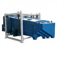 Tamis vibrant circulaire haute capacité en acier inoxydable avec moteur, boîte de vitesses, pompe et moteur, capacité de 10 tonnes
