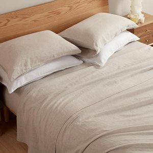 Tessuto in Lino Francese 100% di Alta Qualità, Ecologico, per Tutte le Stagioni, Lenzuolo 200TC Lavato a Pietra, Stile Semplice per Camicia da Ragazza - Product Image 5