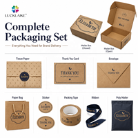 Boîte d'expédition personnalisée en carton kraft ondulé marron pour boutiques de mode, cadeaux, articles de lifestyle et e-commerce, avec sac en papier de soie et autocollant