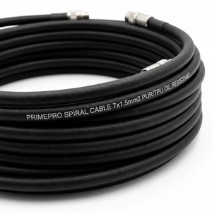 Cable Espiral de Alta Resistencia PrimePro, 7C 12C TPU PUR, Cable Retráctil <span class=keywords><strong>para</strong></span> Remolques y Control de Movimiento, Industrial de Alta Resistencia - Product Image 2