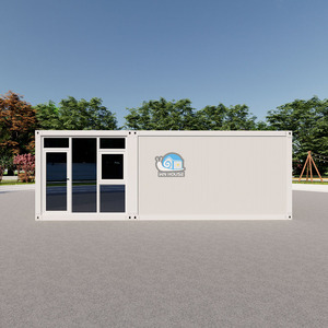 Contenitore Mobile prefabbricato piatto con wc rimovibili contenitori di stoccaggio residenziale rimovibili - Product Image 1