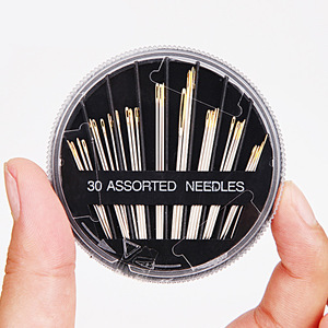 <b>Sewing</b> Needle Assorted Set 30 Pieces Hand <b>Sewing</b> Steel Needles Round <b>Case</b> Storage - Product Image 1