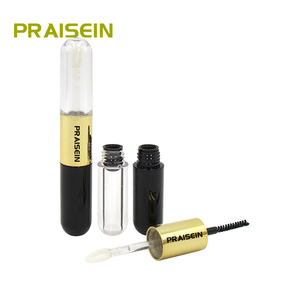 5ml * 2 Tubo de brillo de labios de plástico de doble cabeza redonda Tubo de <span class=keywords><strong>m</strong></span>áscara vacío Logotipo personalizado Envase cosmético Embalaje - Product Image 2