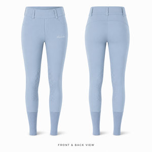 <span class=keywords><strong>Pantaloni</strong></span> da Equitazione OEM per Donne, Vita Alta con Grip al Ginocchio, Traspiranti ed Elasticizzati - Product Image 2