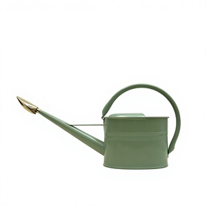 Arrosoir moderne en fer vert avec long bec, finition peinture durable, outil de jardinage, arrosoirs, outils d'arrosage de jardin - Product Image 1
