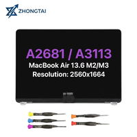 Layar LCD Ultra Tipis 13,6 inci 2024 M3 A3113 16:10 DP Perakitan Penuh untuk Laptop Air (A) Retina Penggunaan Bisnis