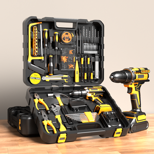 YaJin Home DIY Renovation Multi-Tool Set Compatible with <span class=keywords><strong>Makita</strong></span> Battery Cordless Lithium-Ion Rechargeable Drill Tool Kit - Product Image 1