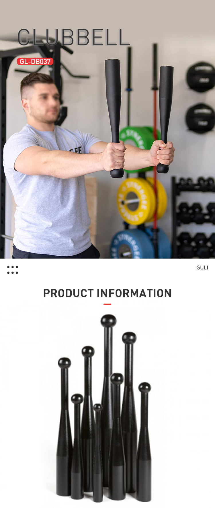 ウェイト付きスチールエクササイズクラブベルセット 4/6/8/10/12/15/20