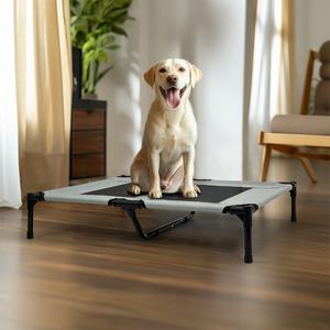 Wasserdichtes Sommer-Outdoor-Zelt mit erhöhtem Hunde bett Neues Produkt Faltbarer Oxford-Stoff für Camping & Strände Abnehmbares Pet Camp-Bett - Product Image 4