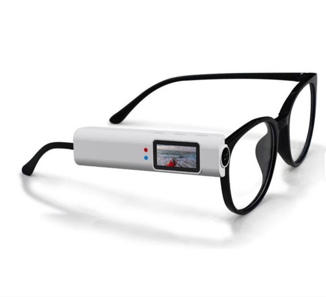 4K High-definition Glasses Style Sports Camera, High-definition Camera, Equipped with Anti Glare Transparent Lens