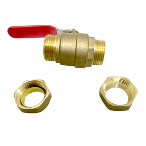 Robinet d'arrêt d'eau en laiton de 1/2 pouce mâle, à commande manuelle, à raccord rapide, avec clip de déconnexion - Product Image 4
