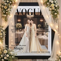 Boîte photo de style magazine, compatible avec les smartphones et les appareils photo pour les fêtes, les mariages et les événements de location commerciale