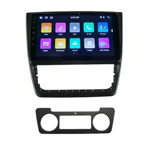 9 Inch Khung 1 + 16 Gam Xe 2 Din Android Màn Hình Navigation & Gps SKODA YETI Cao Cấp 2014 Android Car Đài Phát Thanh Dvd Player