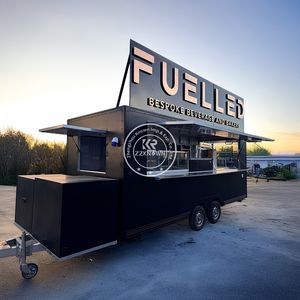 2025 Snack Trailer Snack Pizza Fast Food Truck Stainless Steel Catering Concession Coffee Food Trailer <b>for</b> <b>Sale</b> - Product Image 6