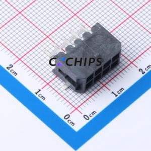 HC-MX3.0-2*4AWT-05 Wire-to-Board Pin Header SMD,P=3mm,Horizontal Mount Connector 2x4P 3mm Horizontal Mount Micro-Fit (MX 3.0) - Product Image 1