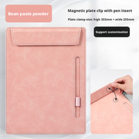 Carpeta de Presentación Magnética A4 Personalizada con Cubierta de Cuero PU, Portátil, con Portaplumas y Tablero de Escritura para Oficina, Ideal para Regalo