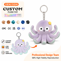 Porte-clés en peluche personnalisés, jouets mignons, petites poupées, animaux en peluche sur mesure pour cadeaux promotionnels