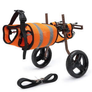 Harnais de soutien pour pattes arrière de chien en aluminium réglable, aide à la marche pour animaux de compagnie - Product Image 1
