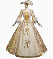Costumes anciens du XVIIe siècle, robes de bal masqué rococo, robe Marie-Antoinette, robe de carnaval vénitienne, vêtements de film