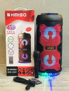 Loa Kéo Di Động KIMISO QS2401, 2X4 <span class=keywords><strong>Inch</strong></span>, Loa DJ Có Đèn LED - Product Image 2