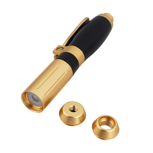 Vente chaude 2026 Stylo 2-en-1 Hyalur Pen avec embout, Or Noir, pour <span class=keywords><strong>injection</strong></span> sans aiguille d'<span class=keywords><strong>acide</strong></span> <span class=keywords><strong>hyaluronique</strong></span>, repulpeur et combleur de lèvres portable - Product Image 5