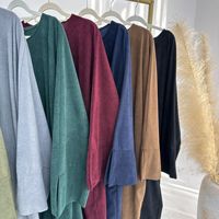Vêtements traditionnels modestes de haute qualité pour adultes, robe longue faite à la main, usage quotidien, mariages, collection automne-hiver
