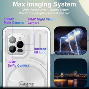 Unihertz Luna 6.81 Inch Octa Core French Android 12 Mobile Phone 8GB 256GB 108MP <b>Camera</b> <b>Night</b> <b>Vision</b> Ambient Light - Product Image 6