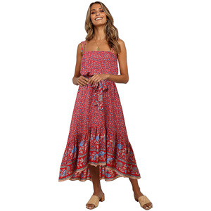 Bohemia ropa <span class=keywords><strong>de</strong></span> verano ropa <span class=keywords><strong>de</strong></span> <span class=keywords><strong>las</strong></span> mujeres 2020 <span class=keywords><strong>de</strong></span> moda Sexy vestidos <span class=keywords><strong>de</strong></span> <span class=keywords><strong>las</strong></span> mujeres ropa <span class=keywords><strong>de</strong></span> <span class=keywords><strong>playa</strong></span> Floral sin mangas - Product Image 3