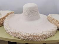 ND412 Chapeau de paille Libertad, Corps de chapeau 100% papier japonais, Matériau de chapeau en papier Toyo glacé, Chapeau de paille de cowboy 5bu