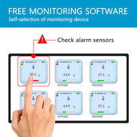 Mini Sensor de Temperatura Inalámbrico de Bajo Consumo y Alta Precisión para Monitoreo de Logística Médica y Cadena de Frío en Almacenes, 500m