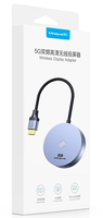 Adaptador de Pantalla Inalámbrico Mindpure 4K, Dongle HDMI WiFi de Doble Banda 5G, Receptor de Duplicación de Pantalla Compatible con Airplay, Miracast, DLNA, Teléfono
